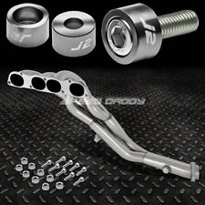 J2 For S2K Ap1/Ap2 Exhaust Manifold 4-2-1 Race Header+Gun Metal Washer Cup Bolts picture