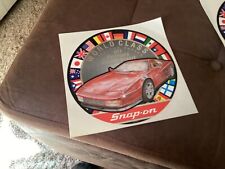 PAIR Snap-on World Class Collector Series '89 Ferrari Testarossa Decal/Stickers picture