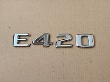 OEM Genuine Mercedes Benz W210 E420 Trunk Emblem Badge Logo Letters Chrome picture