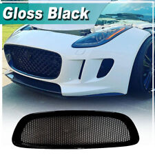 Fit For Jaguar F-type 2013-2016 Gloss Black Front Bumper Grill Grille Frame Trim picture