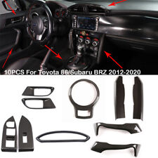 Carbon ABS Interior Decorative Trim For Toyota 86 Subaru BRZ 12-20 Scion FR-S picture