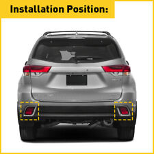 Replacement For 2014-2019 Toyota Highlander Rear Bumper Reflector fog lamp Cover picture