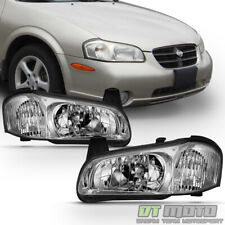 For 2000-2001 Maxima Headlights Headlamps Light Replacement Left+Right 00-01 picture