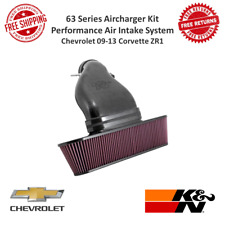 K&N 63 Series Aircharger Performance Air Intake Kit For 09-13 Chevy Corvette ZR1 picture