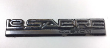 1990 Buick Le Sabre Custom Metal Rear Fender Emblem OEM picture