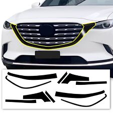 Fits Mazda CX-9 2016-2023 Front Grille Chrome Delete Cover Decal Blackout Trim picture