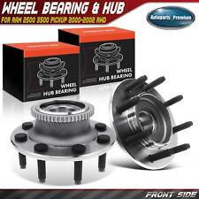Front LH & RH Wheel Hub Bearing Assembly for Ram 2500 3500 Pickup 2000-2002 RWD picture
