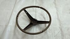 1967-1969 AMC Javelin Steering Wheel Woodgrain Rim Trim 3 Spoke No Horn Pad picture