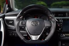 For Toyota Corolla iM 2014-2018 Carbon Fiber look leather steering wheel-SPORTS picture