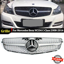 Chrome Front Upper Grille W/Emblem For Mercedes-Benz W204 C300 C350 2008-2014 picture