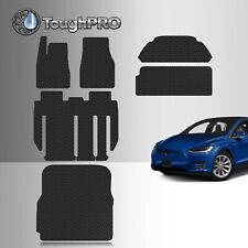 ToughPRO Tesla Model X 7 Seater Floor Mats Full Set Built From 2018 - Aug 2020 picture