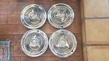 1963 Pontiac Bonneville Grand Prix Catalina Spinner Hubcaps Wheel Covers Set 4 picture