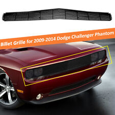 Fits 2009-2014 Dodge Challenger Phantom Black Billet Grille Main Upper Grill  picture