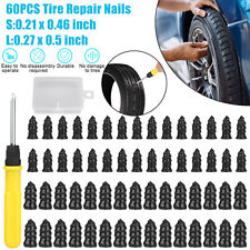 60PCS Car Vacuum Tire Repair Nails Rubber Screw Nail + Screwdriver Fast Tool Set picture