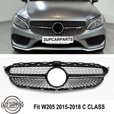 Front Grill Grille For Mercedes W205 C180 C200 C400 C350 C43 2015-2018 picture