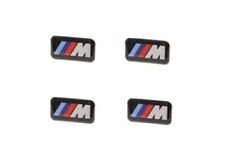 BMW GENUINE 4pcs. M Series Wheel Sticker Decal Badge Emblem 1M M2 M3 M4 M5 M6 picture