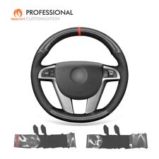MEWANT  Suede Carbon Fiber Steering Wheel Cover for Commodore Calais 2007-2013 picture