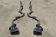 2011 W221 MERCEDES BENZ S63 AMG EXHAUST MUFFLER PIPES ASSEMBLY WITH TIPS TIP picture