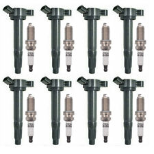 8X Ignition Coils + 8X Spark Plugs For Toyota Lexus LS460 LX570 GX460 LS600h V8 picture