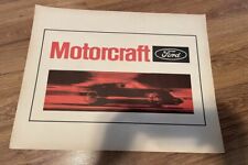 Vintage Ford Motorsport Motorcraft Advertisement Poster Mustang Shelby Boss picture