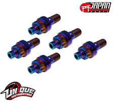 NEW Titanium Burnt Blue Exhaust Manifold Stud Kit for Acura Serie K Engines picture