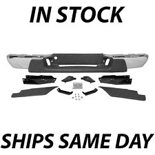 Complete Chrome Rear Steel Bumper For 2004-2007 Chevy Colorado GMC Canyon Pickup picture