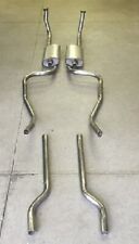 1956-57 FORD THUNDERBIRD T-BIRD DUAL EXHAUST STAINLESS STEEL WITHOUT RESONATORS picture