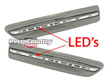 Holden Caprice Statesman LED Side Indicators PAIR Light GREY WM WN 06-17 flasher picture