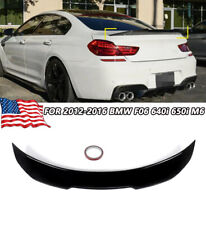 For 2012-2018 BMW 6 Series Gran Coupe F06 M6 PSM Style Gloss Black Rear Spoiler picture