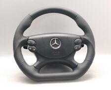 MERCEDES SL55 AMG STEERING WHEEL FLAT LEATHER R230 CLS W211 S211 CLK W209 E55 picture