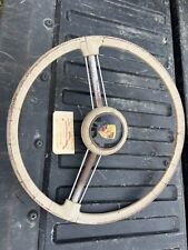 Porsche 356 Steering Wheel 400mm + horn button original condition Speedster 356a picture