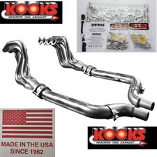 2''x 3'' Kooks stainless steel long tube headers with  O/R mid pipe connections picture