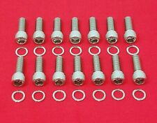 BBC 348 409 HEADER BOLTS KIT STAINLESS STEEL ALLEN SCREW SET CHEVY 1958-1965 picture