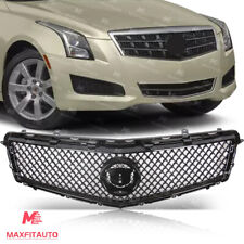 Fits Cadillac ATS 2013-2014 Front Upper Grille Mesh Honeycomb Gloss Black picture
