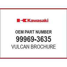 Kawasaki VULCAN BROCHURE 99969-3635 OEM NEW picture