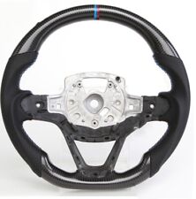 Carbon leather steering wheel Fit for BMW I8 Without Button, paddle picture