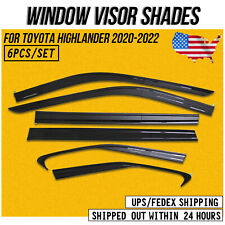 For Toyota Highlander 2020-2022 Window Visor Vent Shades Sun Rain Guard picture