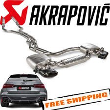 Akrapovic S-AU/TI/15H Titanium Evolution Exhaust for 2020-2024 Audi RS6 Avant C8 picture