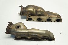 05-12 AUDI A6 C6 OEM 66K LEFT & RIGHT EXHAUST MANIFOLD HEADER HEADERS SET OF 2 picture