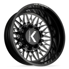 24x8.25 KG1 Forged KD014 Trident-D Black DUALLY REAR/INNER Wheel 10x285 (145mm) picture