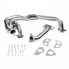 For 02-07 Subaru WRX STI EJ20 EJ25 Stainless Exhaust Header Manifold + Up-Pipe picture
