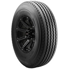 8R19.5 Bridgestone R187 Metro 110N Load Range F Black Wall Tire picture