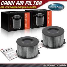 2Pcs Activated Carbon Cabin Air Filter for VW EuroVan 1999 2000 2001 2002 2003 picture