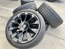 20” Tesla Model Y Induction Wheels Rims Tires TPMS Factory OEM picture