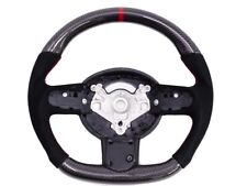 Carbon Steering Wheel Alcantara Red Stripe For 02-06 Mini Cooper R50 R52 R53 picture