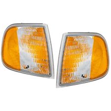 Side Marker Corner Parking Lights Turn Signals Pair Set for Ford F-Series Truck picture