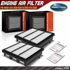 2x Front Engine Air Filter for Honda Civic 2022 2023 Accord CR-V Acura L4 1.5L picture
