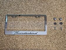 Thunderbird Chrome Stainless Steel US/Canada License Plate Frame picture
