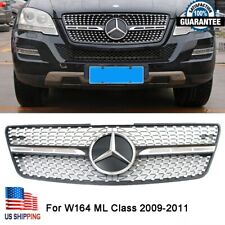 Black Dia-monds Grille Grill For Mercedes-Benz ML350 ML500 ML63 AMG W164 2009-11 picture