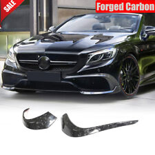 For Benz C217 S500 S550 Coupe 14-17 Forged Carbon Front Bumper Splitters Lip Fin picture